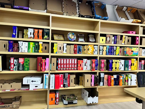 纸盒样品展区